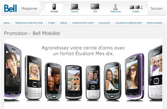 bell étudiant